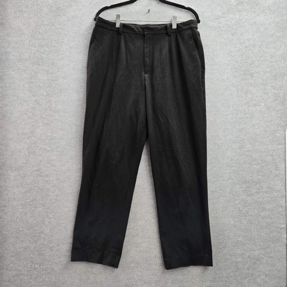 Uniqlo Women Pants L Black High Rise Dress Pants 26" Inseam